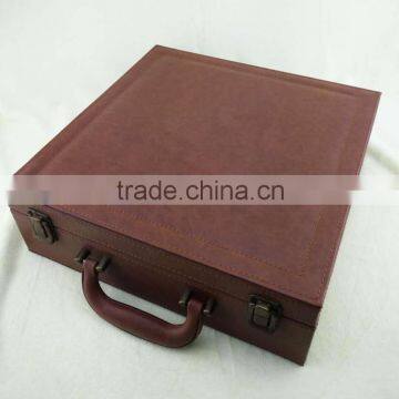 The Chinese Factory Wholesale Custom High-grade PU Leather Storage Box Gift Box photo-2
