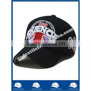 black acrylic high quality Embroidered logo small order accept custom baseball cap and hat