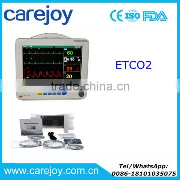 ETCO2 Patient Monitor 6 Parameter 12 inch Thermal Recorder CE ISO certified Manufacturer