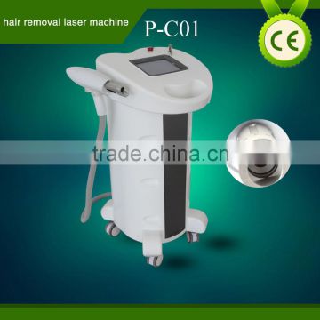 Effective Portable No Pain Nd Yag Long Pulse Laser / Laser Machine For Tattoo Removal Elase Laser Hair Removal / Hair Remover Laser Facial Veins Treatment