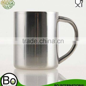 Stainless Steel Coffee Mug Tumbler Camping Mug Double-deck Bilayer Cup 230ml