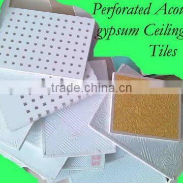 China PVC laminated gypsum ceiling tiles