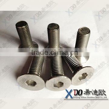 Alloy20 metric socket screws flat head socket cap screw uns n08020