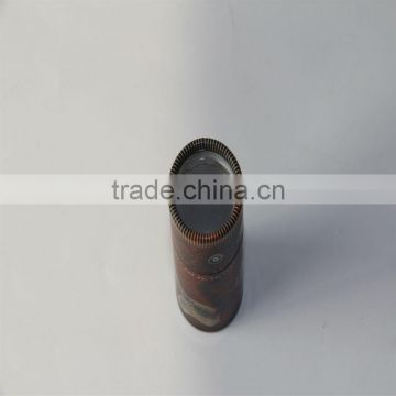 view top round paper can packaging