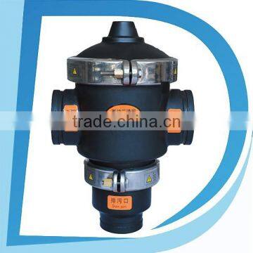 Nylon material DN100 4" three way valve works for flow control Made in China