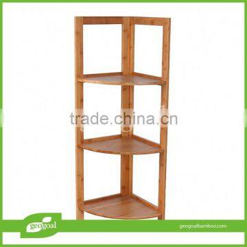 Eco-friendly Free Standing Shelves/bamboo Free Standing Bathroom Shelving