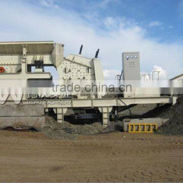 Mobile track crushing plant, mobile Impact crusher,High efficiency mobile impact crusher provided