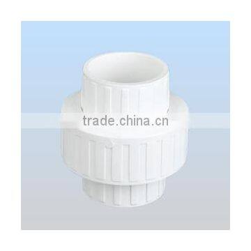 Water Supply Plastic Fitting PVC White Union