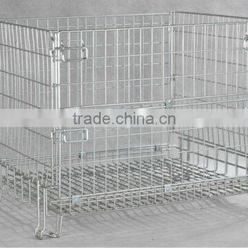 Metal cage storage container