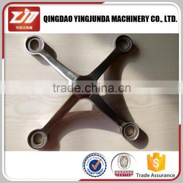 Low MOQ heavy duty glass spider 4 arms fitting