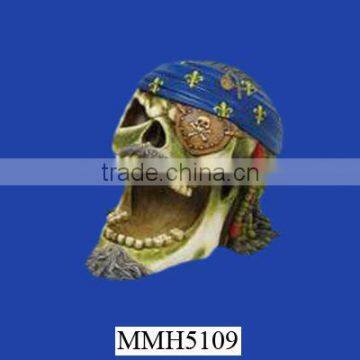 Skull Shape Resin Novelty Ashtrays