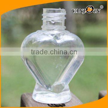 30ml Small Heart Shape Plastic Blow Molded Juice Bottles photo-3