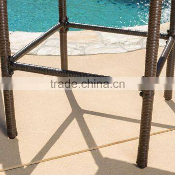 Outdoor Bar and Lounge Furniture Wickerwork Armrest Bar Stools China photo-4