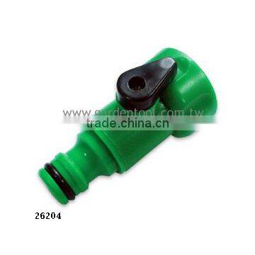 Small Plastic One Way Garden Hose Shut-Off Valve