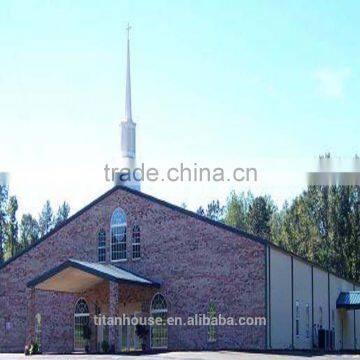 Low Cost Galvanized Steel Frame Kit Church Building photo-2