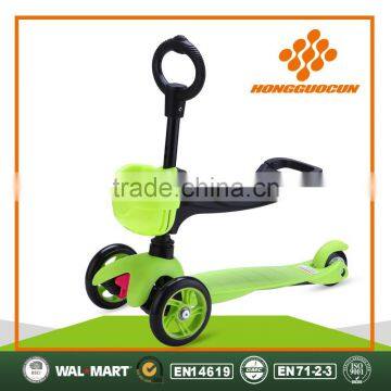 Hot Sale Three Light Wheels 3 in 1 Baby Scooter photo-2