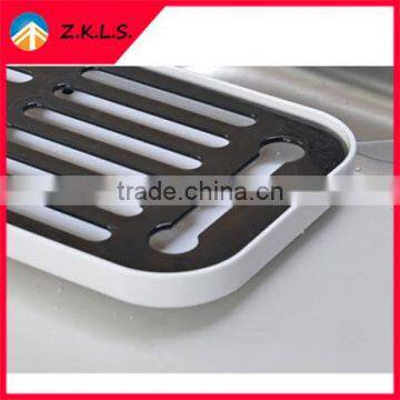 Kitchen Usage Bilayer Plastic Dish Rack For Dish Drying photo-6