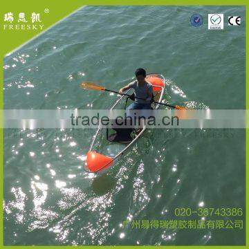 Made in China Plastic Two Seat Transparent Kayak for Sale photo-2