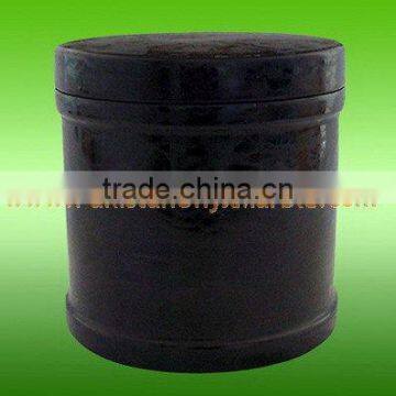 POLISHED MARBLE STONE/JET BLACK MARBLE URNS photo-3