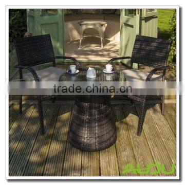 Audu Tuscany Brown Rattan Bistro Set