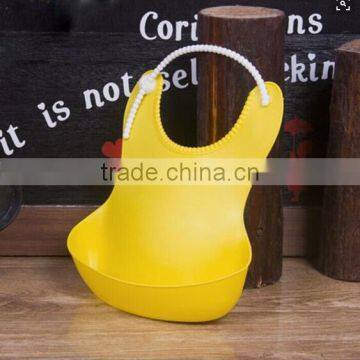 Silicone Waterproof Baby Feeding Solid Bibs , Burp Leakproof Silicone Baby Feeding Bibs ,SiliconeSaliva Towel Little Baby Bibs photo-2