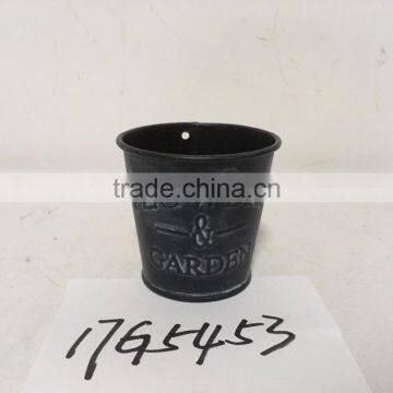 Cheap Custom Printed Bulk Black Rustic Mini Bonsai Flower Pot