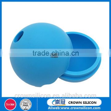 Hot selling customized Ball Shape Silicone Ice Cube Tray / Silicone Ball Shape Ice Cube Tray