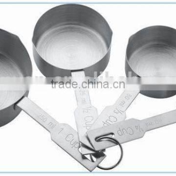 Stainless Steel Custom Measuring Cups 4pcs Different Size, Brand Name Cups photo-2