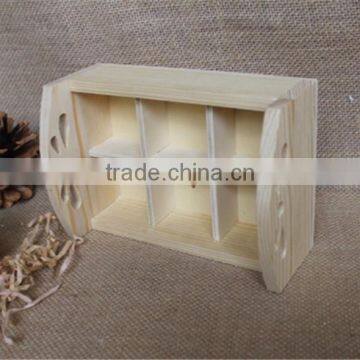 Wooden Essential Oil Display Stand Pine Wood Display Packs Packaging Box photo-5