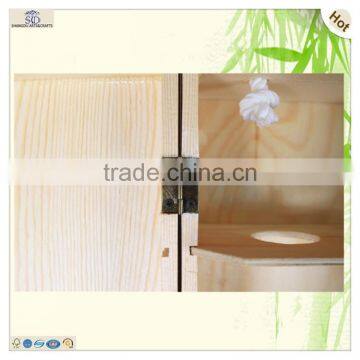 Printed Logo Window Door House Shaped Wine Box photo-5