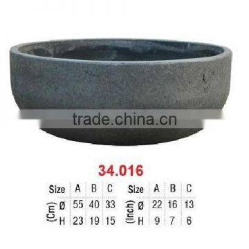 Viet Nam antique light concrete flower pots