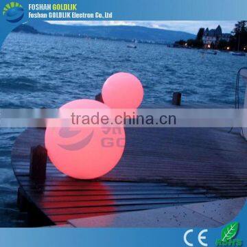 GLACS Control RGB Color Dia 80cm Large Battery Garden Glow Plastic LED Outdoor Ball Light photo-3