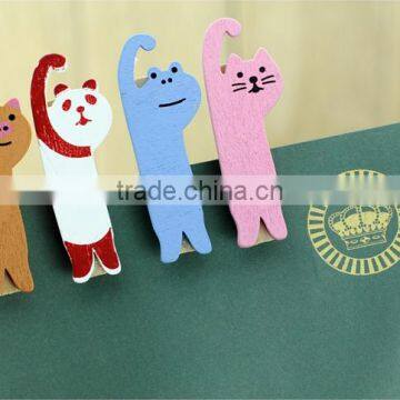 wooden cartoon photo holder