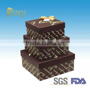 High quality cardboard packaging kraft box