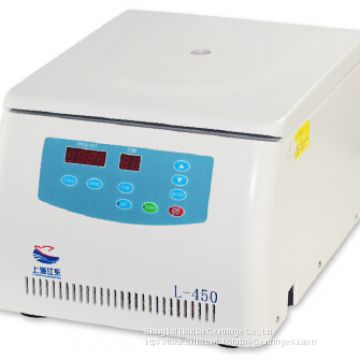 Lab Centrifuge 4,500rpm Benchtop Centrifuge Brushless Motor 24x 10ml (L-450)