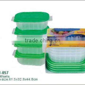 6pcs Rectangular Storage Box Set,plastic Rectangular Box, Food Container With Lid photo-4