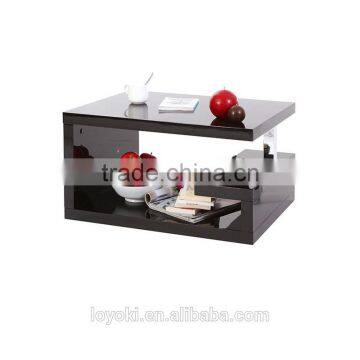 GLOSSY WHITE MODERN COFFEE TABLE REX SOFA SIDE TABLE photo-4