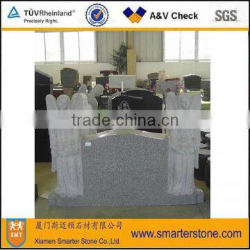 Angel Shaped Tombstone Gravestone Granite Monument Natural Granite