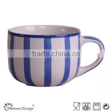 14OZ Hand-painted Stoneware Coffee Mug photo-4