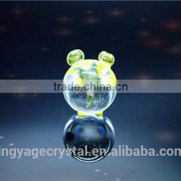 French Hot Promotional Glass Pig Sculpture/handicraft for Children photo-2