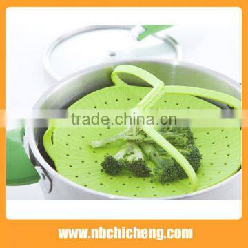 Silicone Food Thawing Filter, Vegetable Fruit Wash Drainage Grid, Silicone Grid Basket photo-3