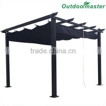 3x3M Pergola Gazebo KD Garden Black Pergola Canopy photo-3