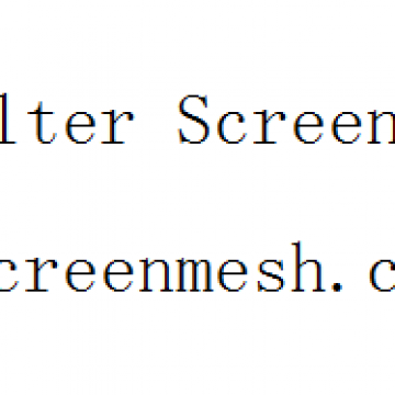 Rich Lucky Filter Screen Mesh Factory