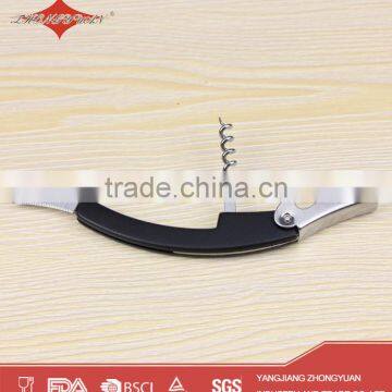 Metal Wine Bottle Shape Opener Wine Corkscrew With Knife photo-2