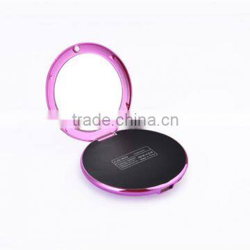 7000mAh Round Mirror Shape Portable Charger Power Bank photo-4