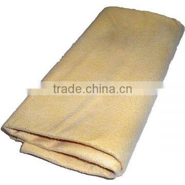 heavy duty car drying microfiber pu chamois leather