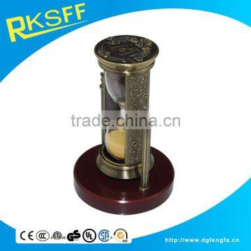 Metal Cylindrical Shaped Hourglass /Sandglass/Hourglass/3 Minites Sand Timer photo-6