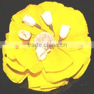 Mumplant Corn Leaf Hand made Flower
