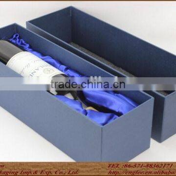 Customized Single Wine Bottle Protective Packaging,Cardboard Box For Wine