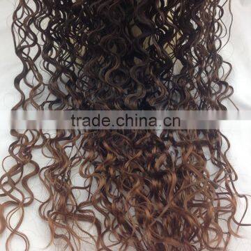 Children Red Beret With Wig Kid Girl Cap With Periwig photo-6